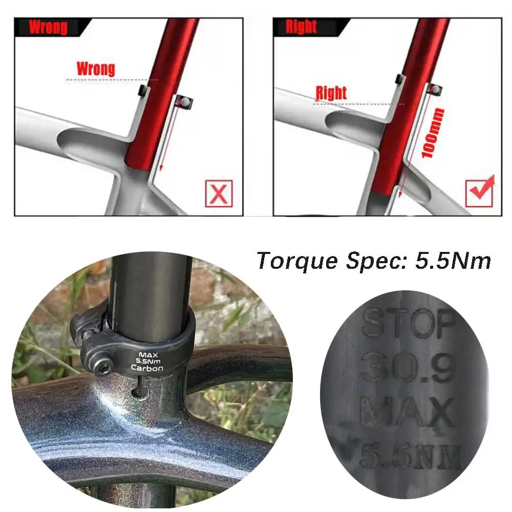 Elitaone Carbon seatpost 27.2 30.9 31.6mm Offset 20mm MTB /Road Bike UD Bare Carbon Seat Tube Bicycle Accessorie