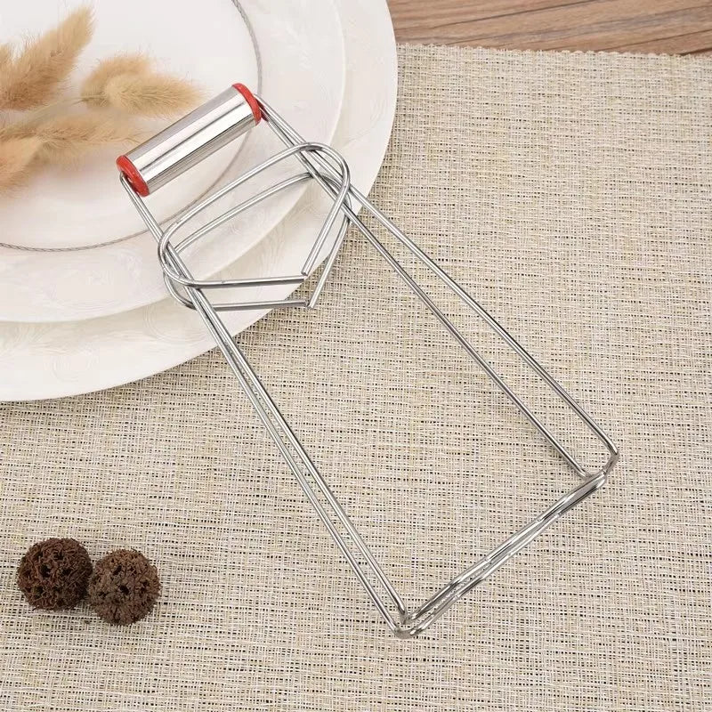 Anti-scald Clip Household Stainless Steel Plate Anti-scald Clip Kitchen Gadget Multi-functional Bowl Clip Plate Lifter 1Pc