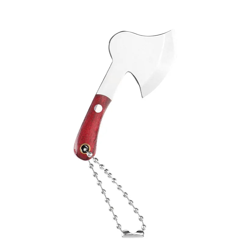 EDC Mini Axe Knife Cutting Tool Gift Keychain Pendant Portable Kitchen Knife Demolition Express Pocket Gift Collection Pendant
