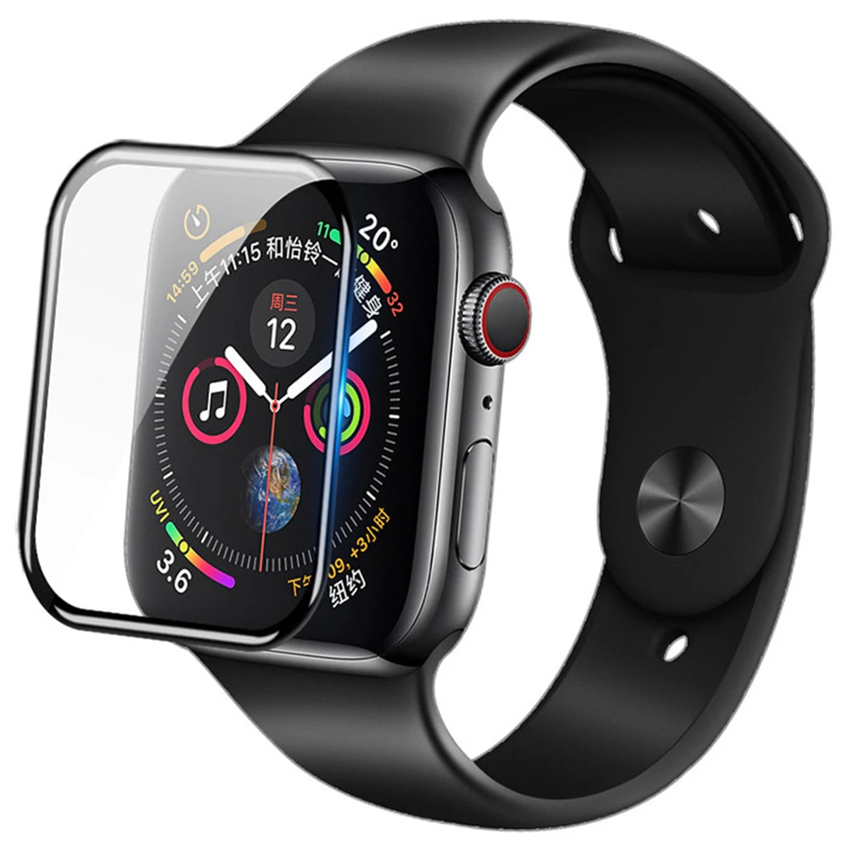 HD Protective Film For Apple Watch 44mm 45mm 40mm 41mm 42mm 38mm 3D Curved Screen Protector for Apple iWatch 7 SE 6 5 4 3 2 1