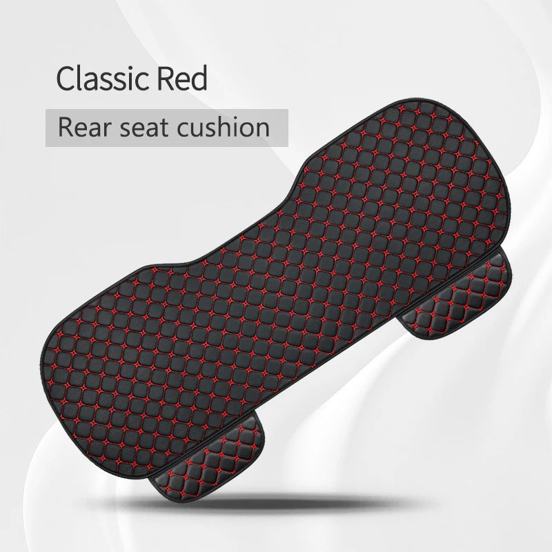 New Pu Leather Car Seat Cover Seat Back Cushion Minimalism Seat Cushion Universal Wear-resistant and Durable Four Seasons