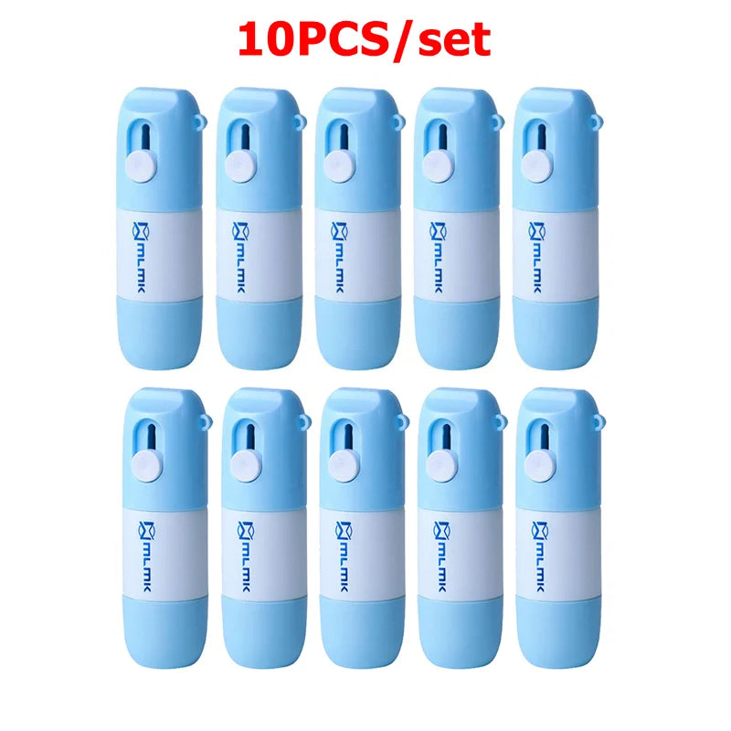 1/2/5/10PCs Unboxing Knife Thermal Paper Eraser Letter Opener Portable Box Cutter Thermal Paper Data Protection Tool Home Office