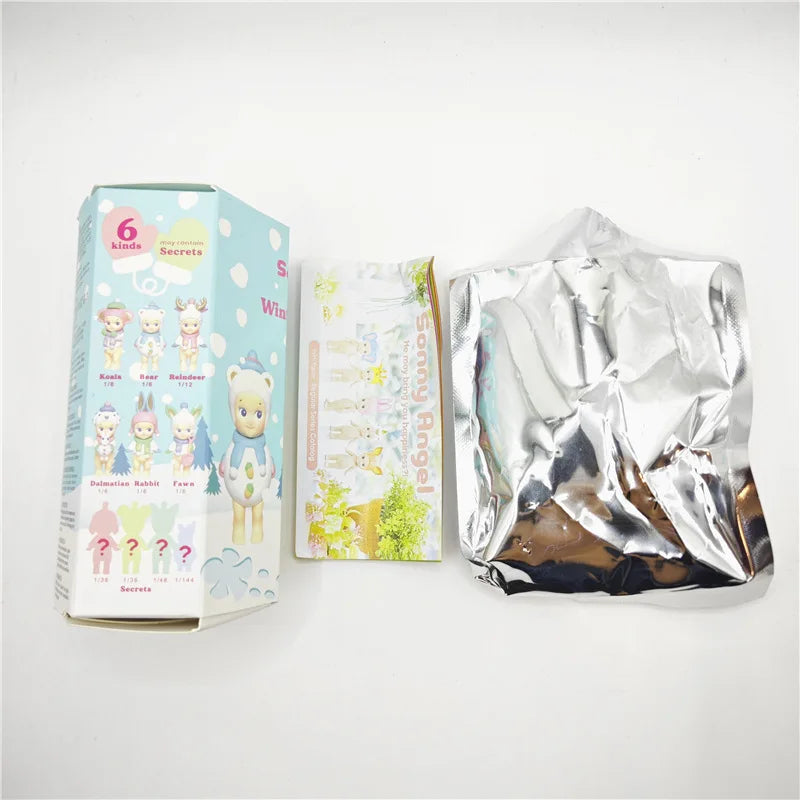 New Sonny Angel Blind Box Winter Wonderland Series Mini Anime Figures Ornaments Dolls Fans Children Christmas Birthday Gift