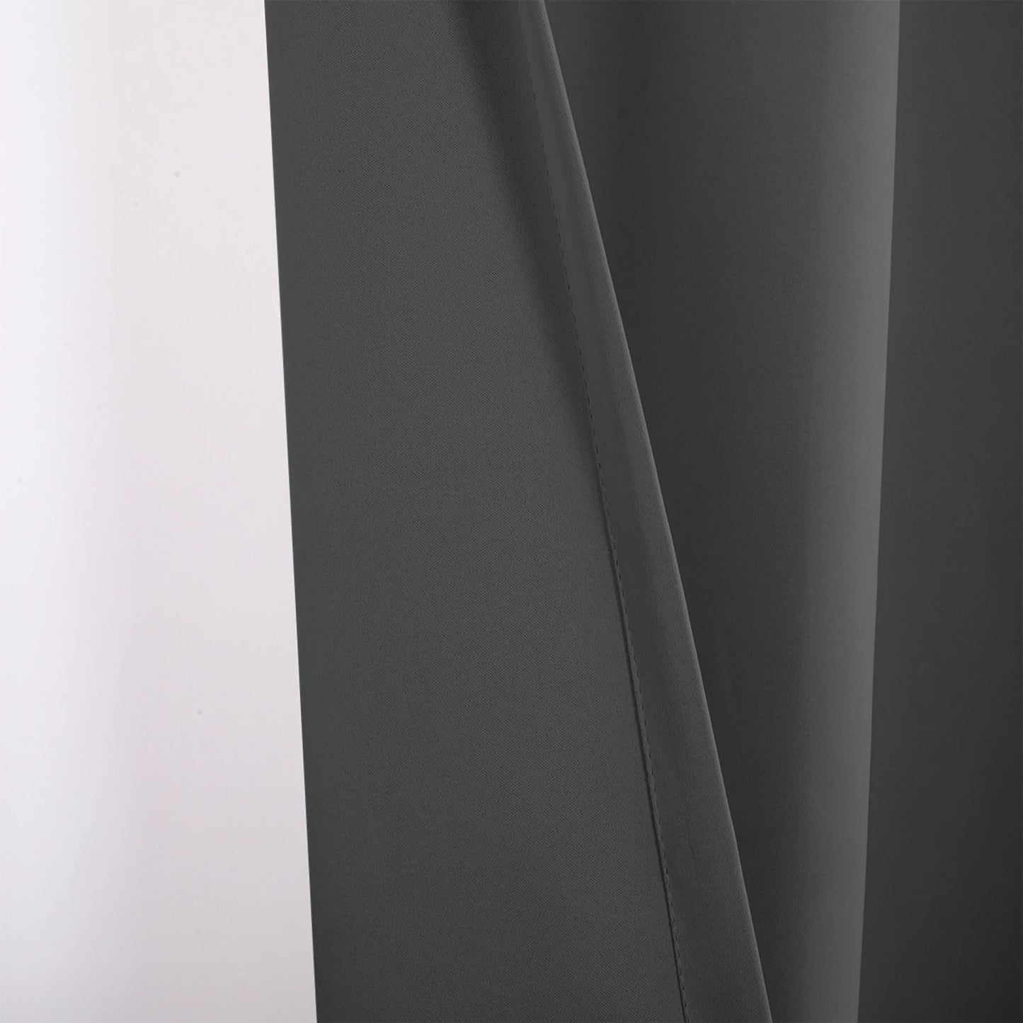 2 Panels Short Curtains for Kitchen RV Curtain Tiers 100% Blackout Drapes Rod Pocket Light Block Privacy Small Window Curtains
