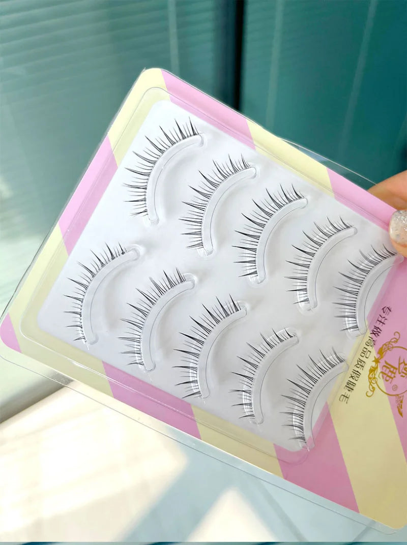 Dream Deer False Eyelashes A Type Eyelashes Upgraded Lash V-shaped 0.14mm Transparent Stem Soft Natural Eye Lashes Mink