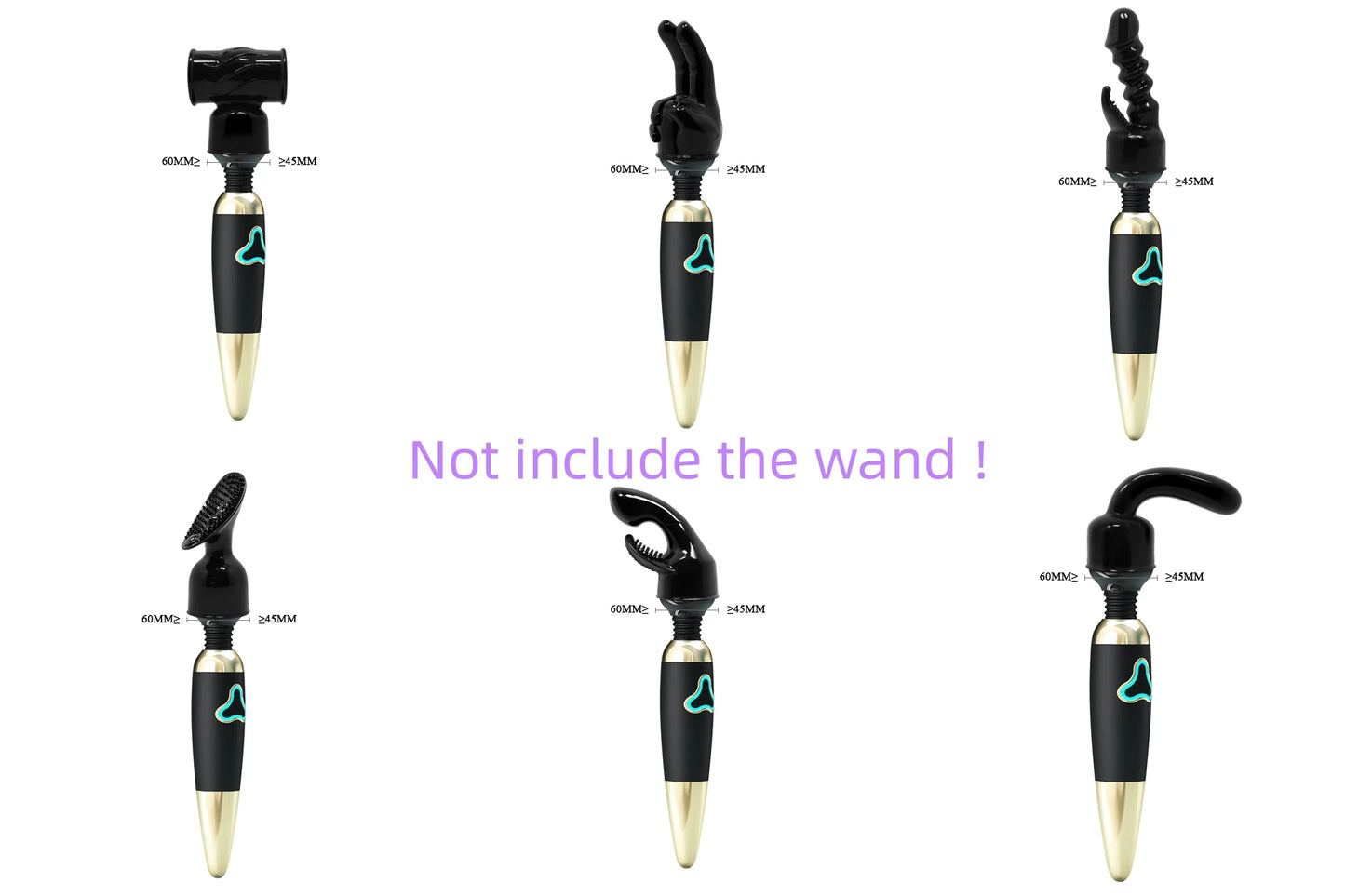 BAILE Magic Wand Attachments AV Vibrator Headgear head cover cap G-spot Stimulator sex toys sex pussy dildo tooys for man