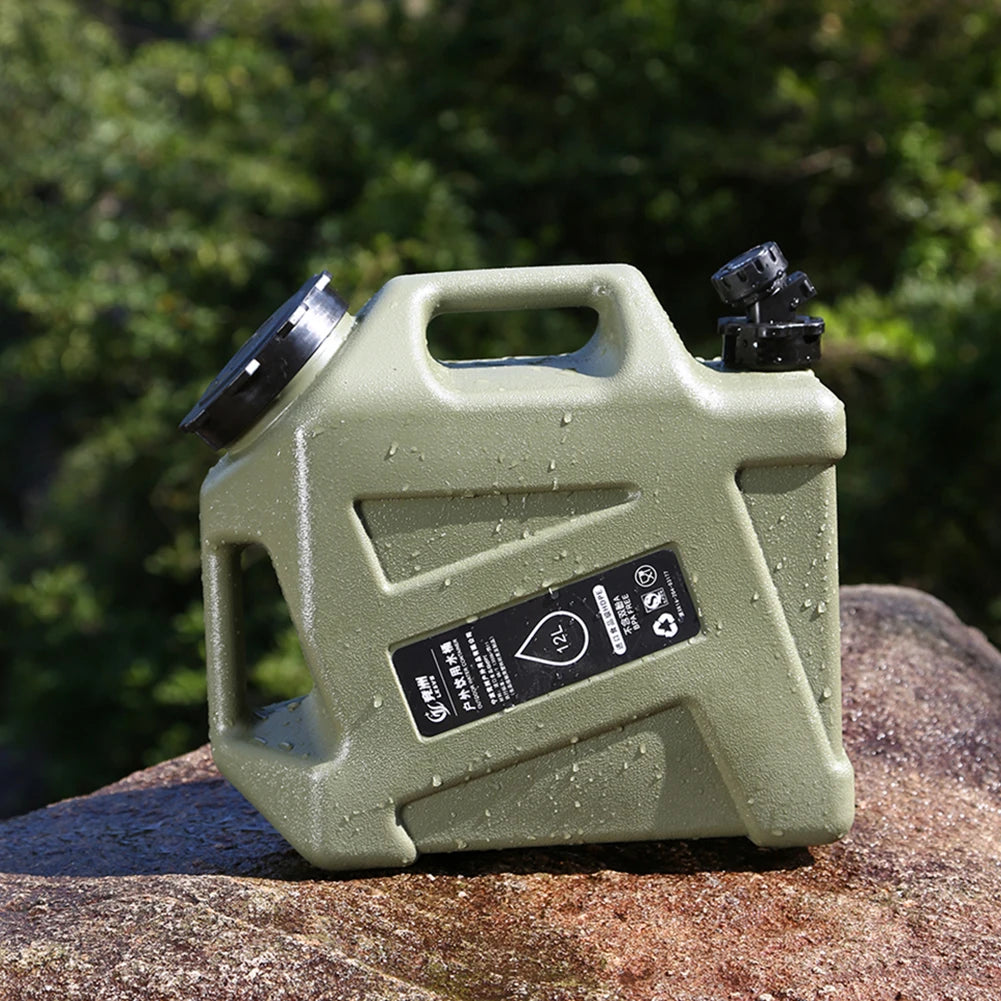 12/11L Emergency Water Can Water Storage Container Portable Large Capacity Outdoor Hiking Accessories Camping Tourism
