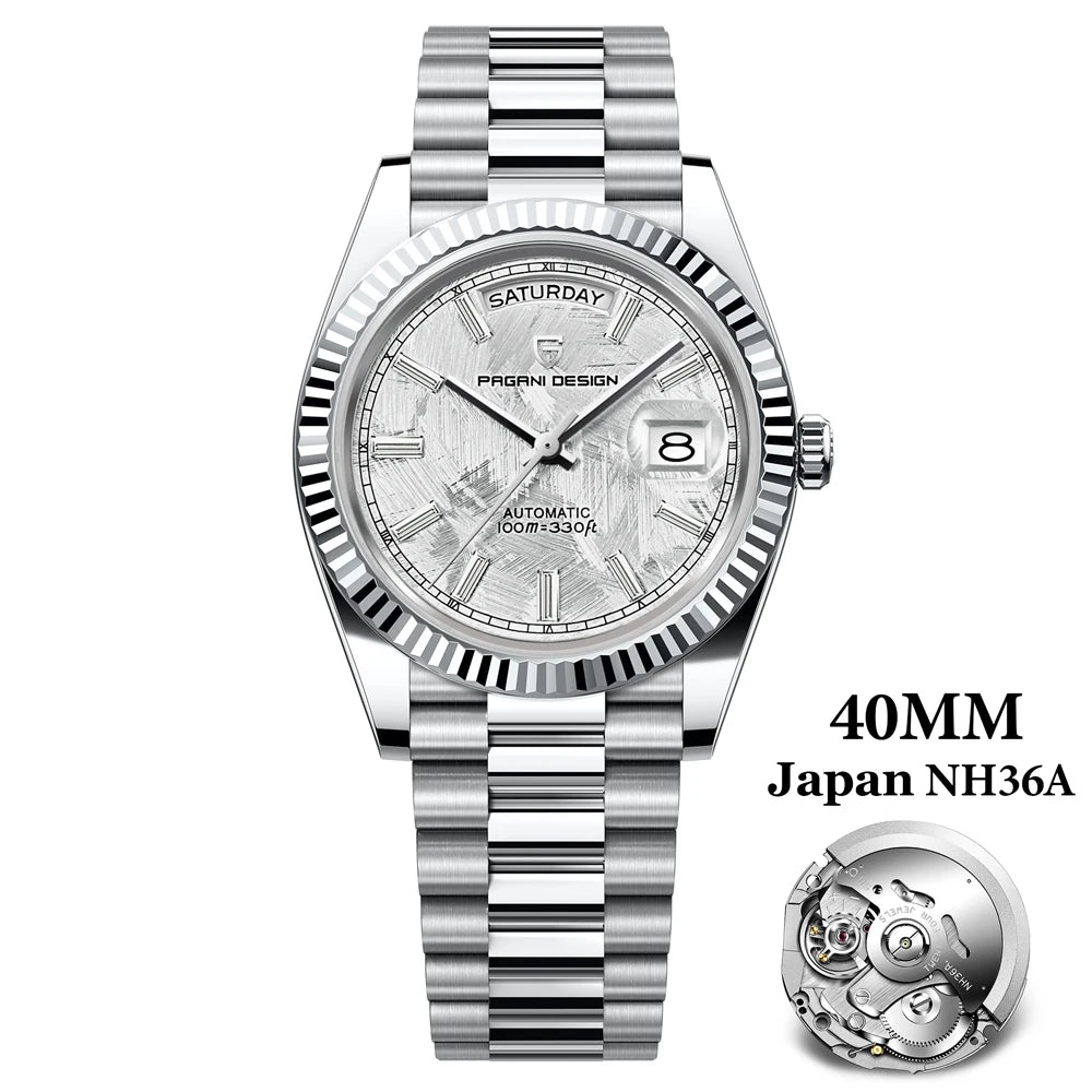 2025 New PAGANI DESIGN DD40 Luxury Rose Gold Automatic Watch For Men Mechanical Watches AR Sapphire Glass Date Wrist watch Men