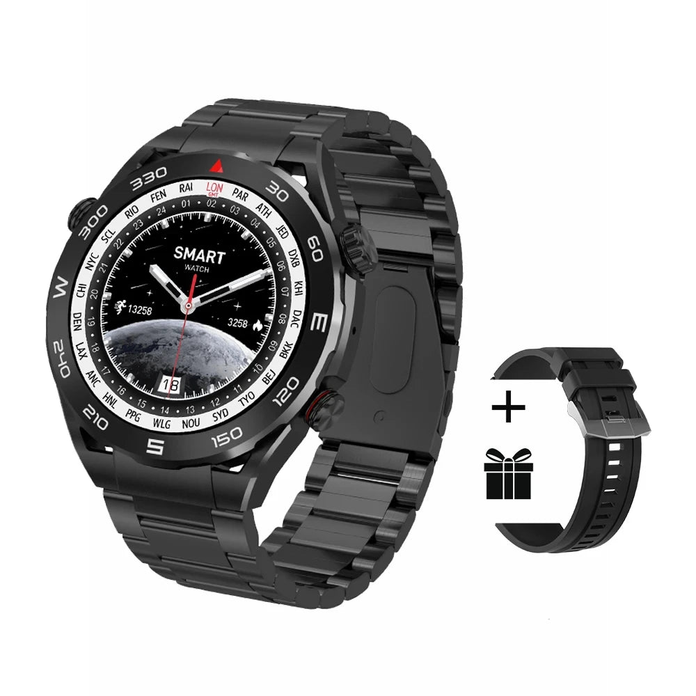 New Sports Smart Round Watch Bluetooth Call Compass Information Reminder Sleep Monitoring For Men Women Android IOS Smartwatch