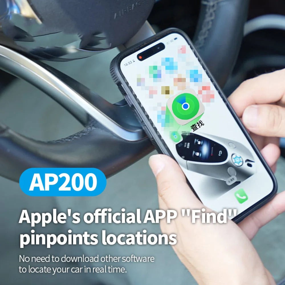 2Types 2 in 1 Mini GPS Car Tracker & Car Charger Real Time Tracking Anti-Theft Anti-lost Locator Support Apple Find My APP