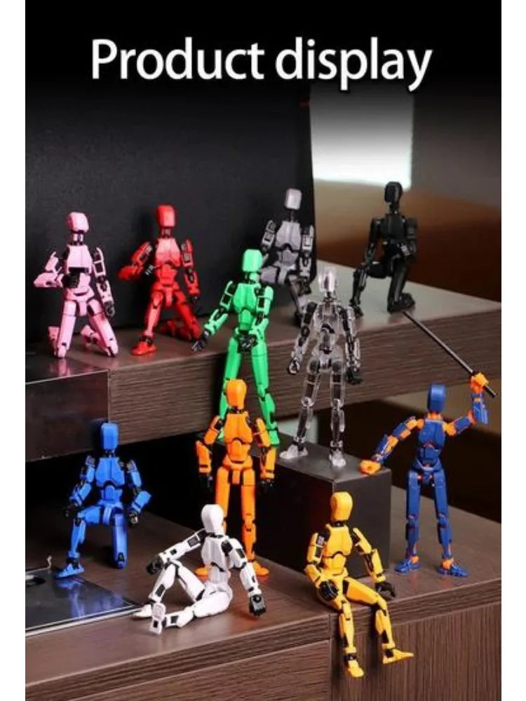 20PCS Lucky 13 Joints Movable 3d Printable Multi-jointed Dolls Toys Decompression Artifacts Hand-do Robots