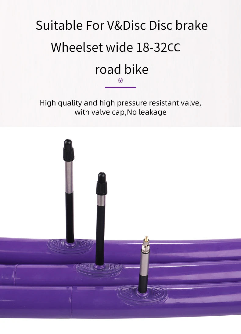 OFFBONDAGE Ultralight 39g Bike Inner Tube 700 X 18 25 28 32 Road MTB Bicycle TPU Tire 45/65/85mm Length French Valve Super Light