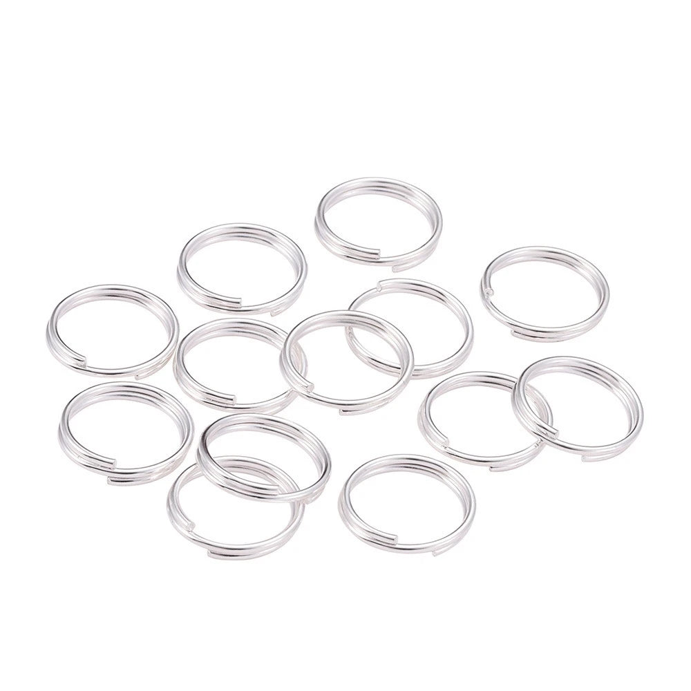200pcs/lot 4 5 6 8 mm Open Jump Rings Double Loops Split Rings Connectors Supplies For DIY Jewelry Making