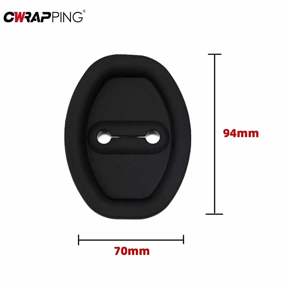 Car Door Shock Absorber Flexible Door Lock Protector Silicone Cover Car Doors Lock Buckle Mute Protective Cushion Accessories