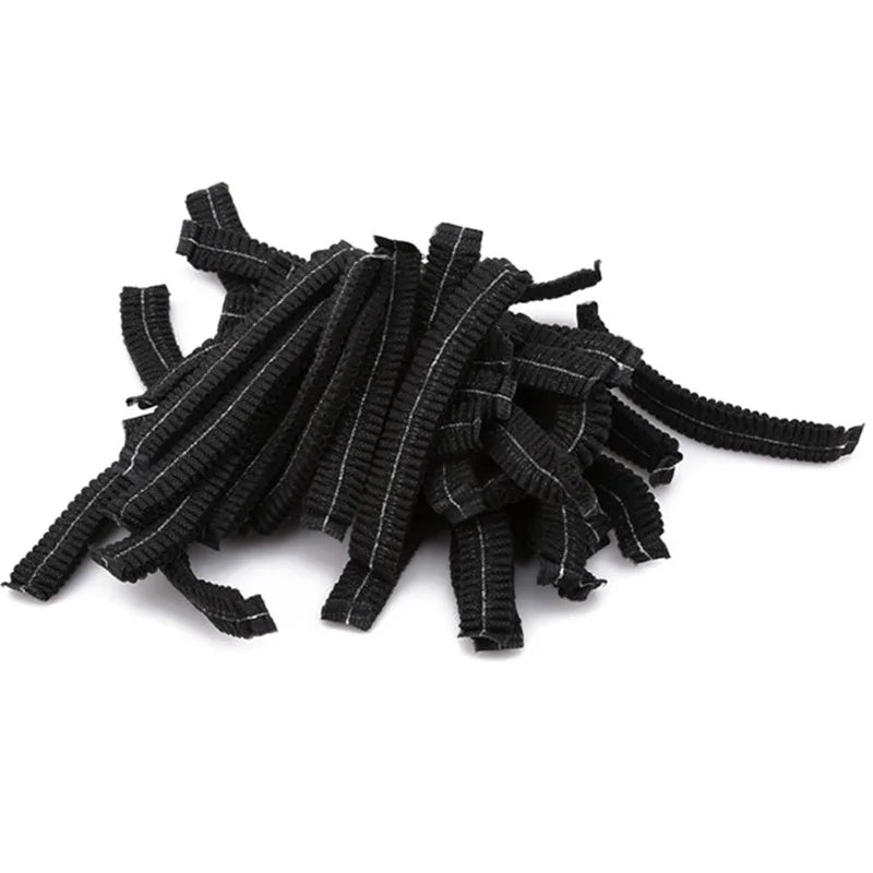 100pcs/Pack Disposable Hair Head Covers Net Bouffant Dustproof Anti Dust Caps Breathable Shower Bathing Hats Kitchen Wholesale