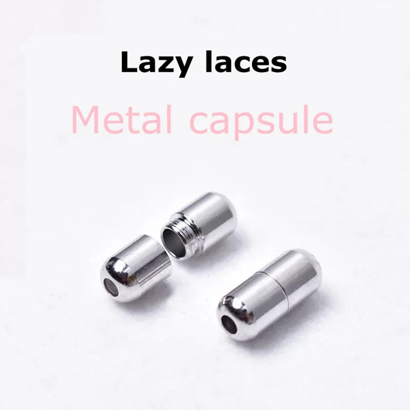 Elastic Laces Sneakers Round Shoelaces without ties Rubber No Tie Shoe laces Shoes Kids Adult Quick Shoe lace Rubber Bands