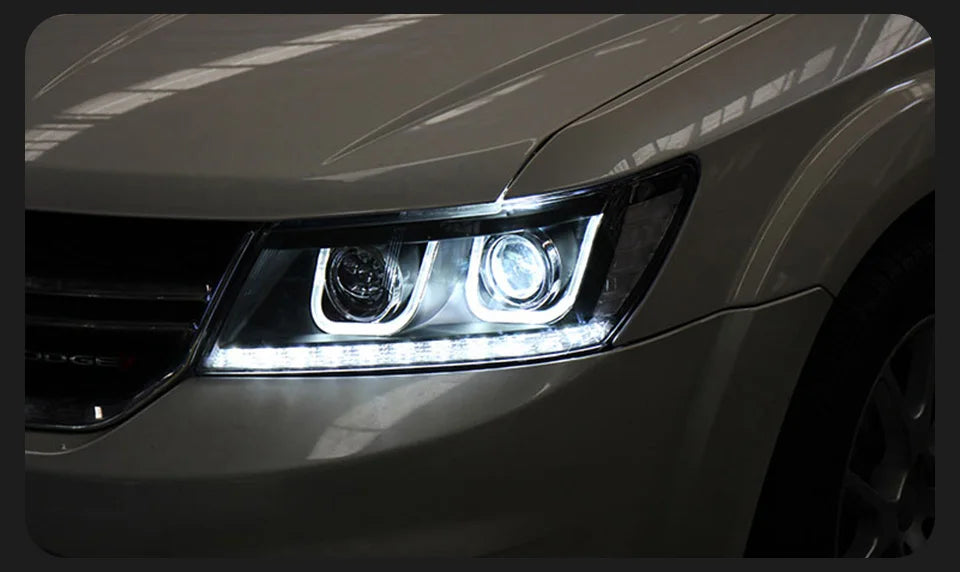 Car Lights for Dodge Journey LED Headlight 2008-2019 JCUV Head Lamp Drl Projector Lens Automotive Accessorie