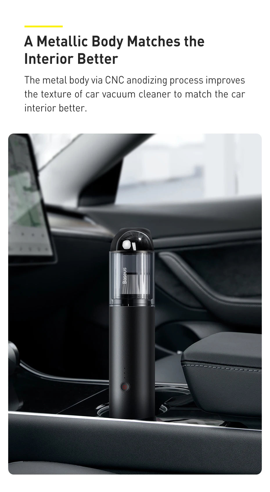 Baseus A3 15000Pa Car Vacuum Cleaner Wireless Cleaner Mini Portable Powerful Auto Vacuum Cleaner Air Blower W LED for Home Car