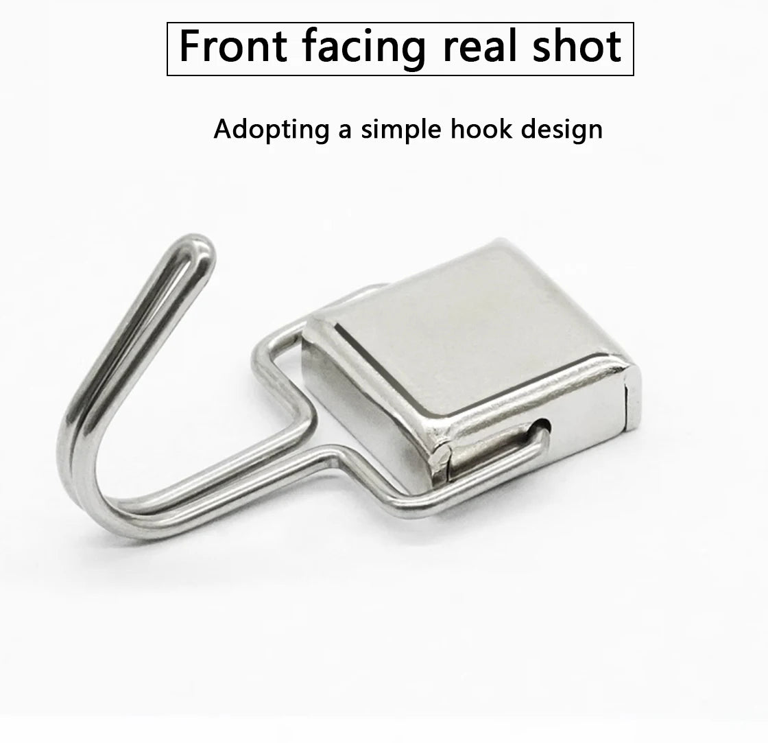 30Pcs Square Strong Magnetic Hooks Multi-Purpose Storage Hooks Home Kitchen Bar Storage Hooks Key Storage Hooks Bathroom Hangers