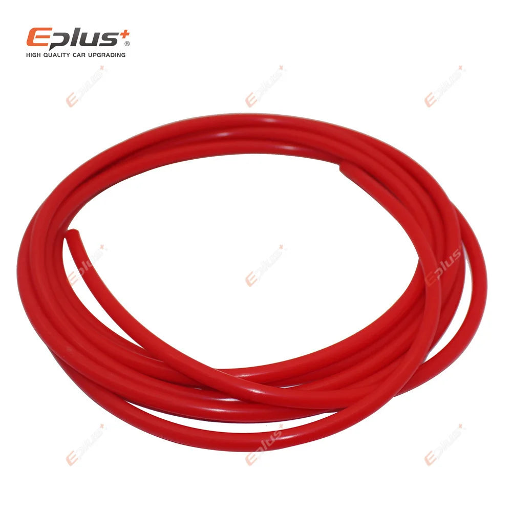 EPLUS Silicone Vacuum Tube Hose Silicon Tubing Universal 3MM 4MM 6MM 8MM 10MM 12MM Red Auto parts Free Delivery