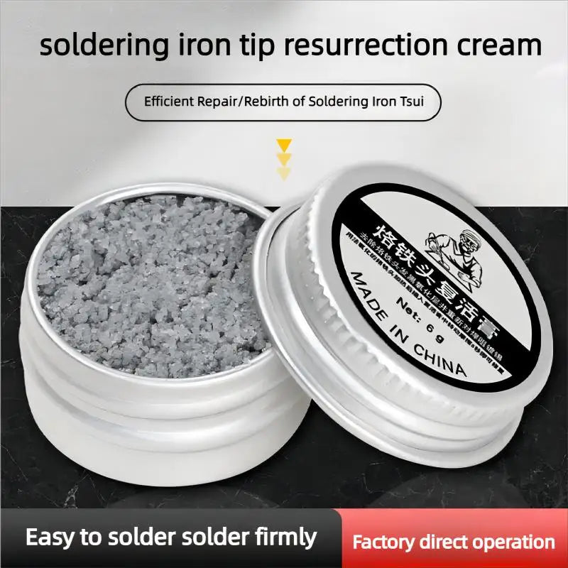 6-30g Soldering Iron Tip Cleaning Paste Soldering Iron Tip Tinner Activator Tip Cleaner Remover BGA Refresher Repair Tools