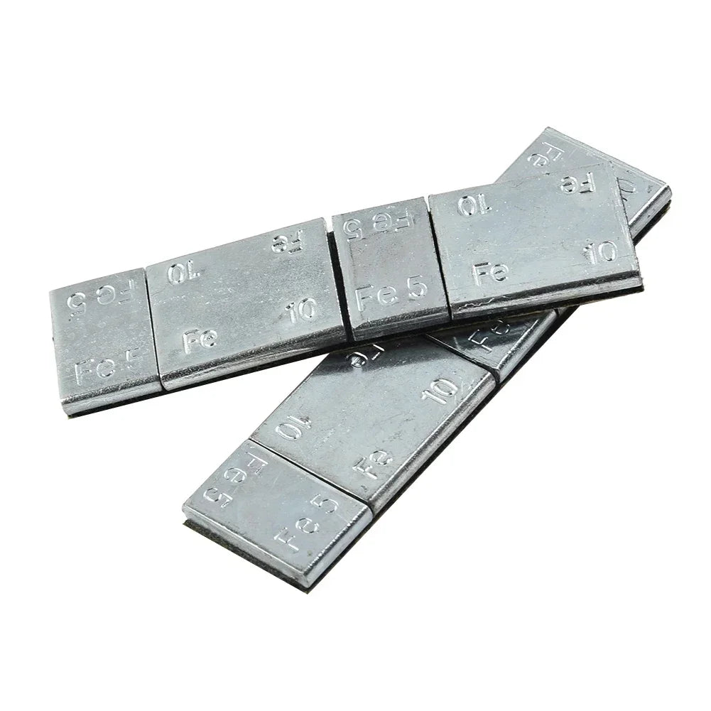60g Wheel Balance Block Weight Iron Wheel Tyre Balancers For Car Motor Adhesive Wheels Balance Block Electronic Weights Blocks