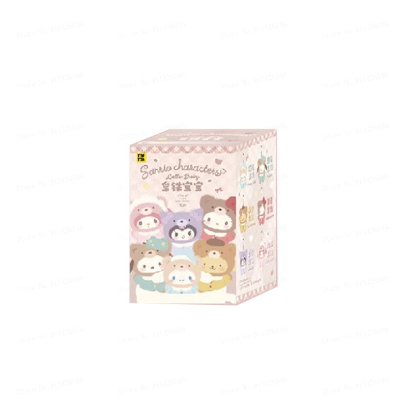Sanrio Family Latte Series Plush Blind Box Cute Bag Pendant Doll Cartoon Kuromi/Hello Kitty Birthday Gifts Surprise Blind Boxs