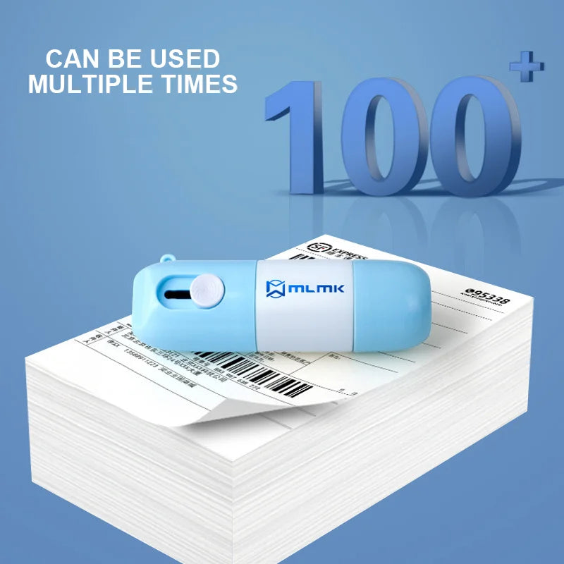 1/2/5/10PCs Unboxing Knife Thermal Paper Eraser Letter Opener Portable Box Cutter Thermal Paper Data Protection Tool Home Office