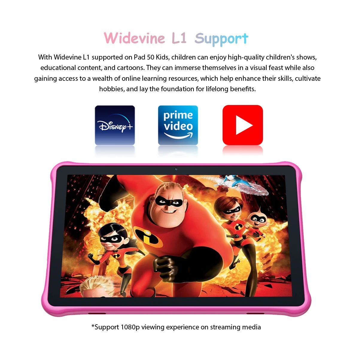 OSCAL Pad 50 Kids Tablet PC 10.1'' HD Display 2GB 64GB 5100mAh Battery A133P Quad Core Dual Speaker Android 13 WIFI Tablets