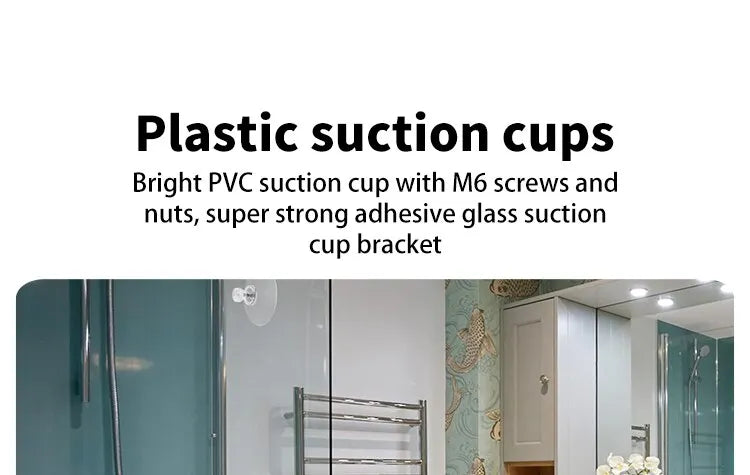 10 Pcs Clear Suction Cups PVC Vacuum Suction Cup Holder Plastic Suction Cups with Screws for Bathroom Kitchens Offices