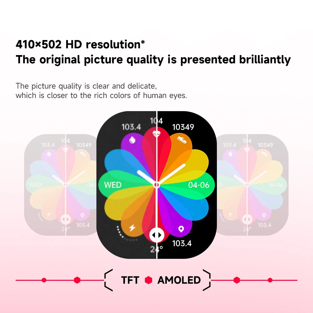 LEMFO New C26 Smart Watch Men AMOLED 1.96 Inch HD Screen Bluetooth Call 100+ Sports Modes 1ATM Waterproof Outdoor Smartwatch