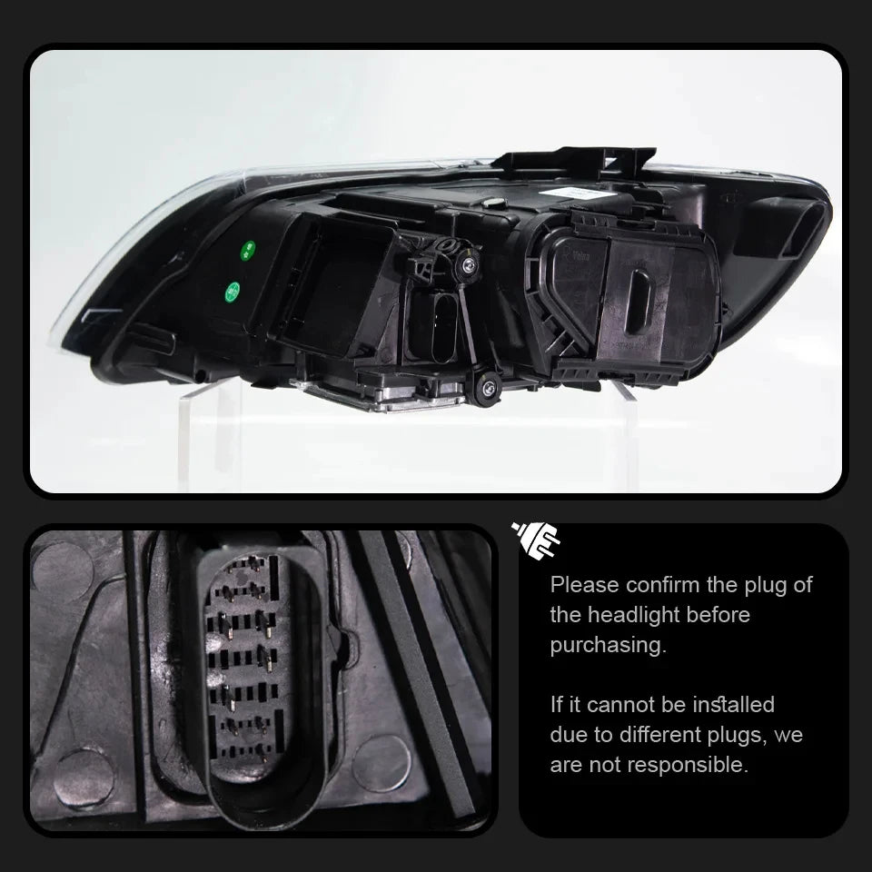 Car Styling Headlights for Audi Q7 LED Headlight 2006-2015 Head Lamp DRL Signal Projector Lens Automotive Accessories