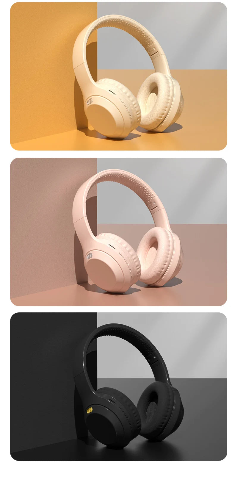 Xiaomi Wireless Headphones Bluetooth5.3 Headphone Foldable Portable 40mm Driver Game Music Over Ear 3D Stereo Headset With Mic