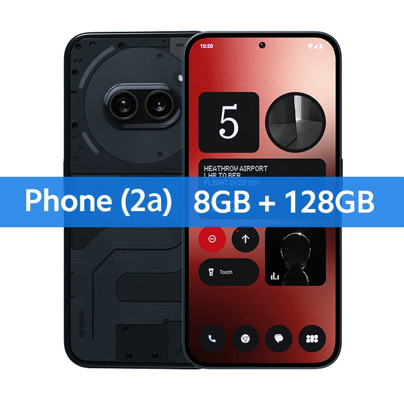 Nothing Phone (2a) Global Version Smartphone Dual 50MP Cameras Dimensity 7200 Pro Processor 6.7" 120Hz Flexible AMOLED Display