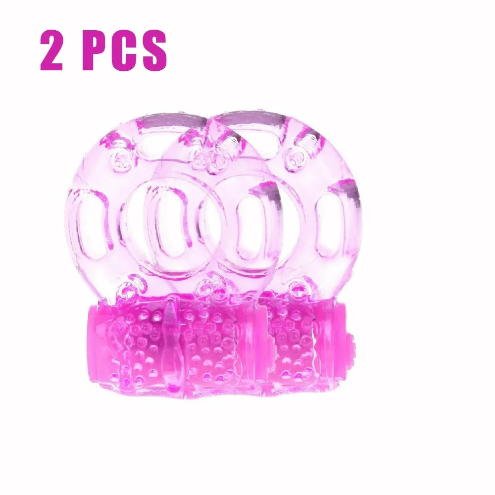 Vibrating Dildos Stimulator Strong Penis Rings Erect Cock ring Cage Erection Enhance Sex Ability Product Sex Toys For Men Couple