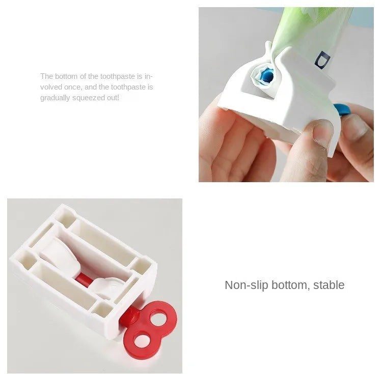 Toothpaste Squeezer Device Multifunctional Dispenser Facial Cleanser Clips Manual Lazy Tube Tools Press Bathroom Accessories