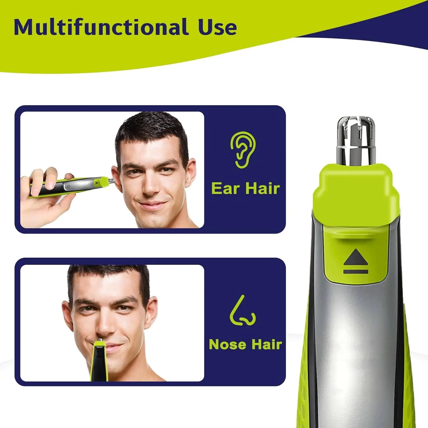 YUKU Shaver Replacement Blade for Original OneBlade Electric Shaver Nose Hair Trimmer Replacement Heads for QP2520 QP2630 QP6520