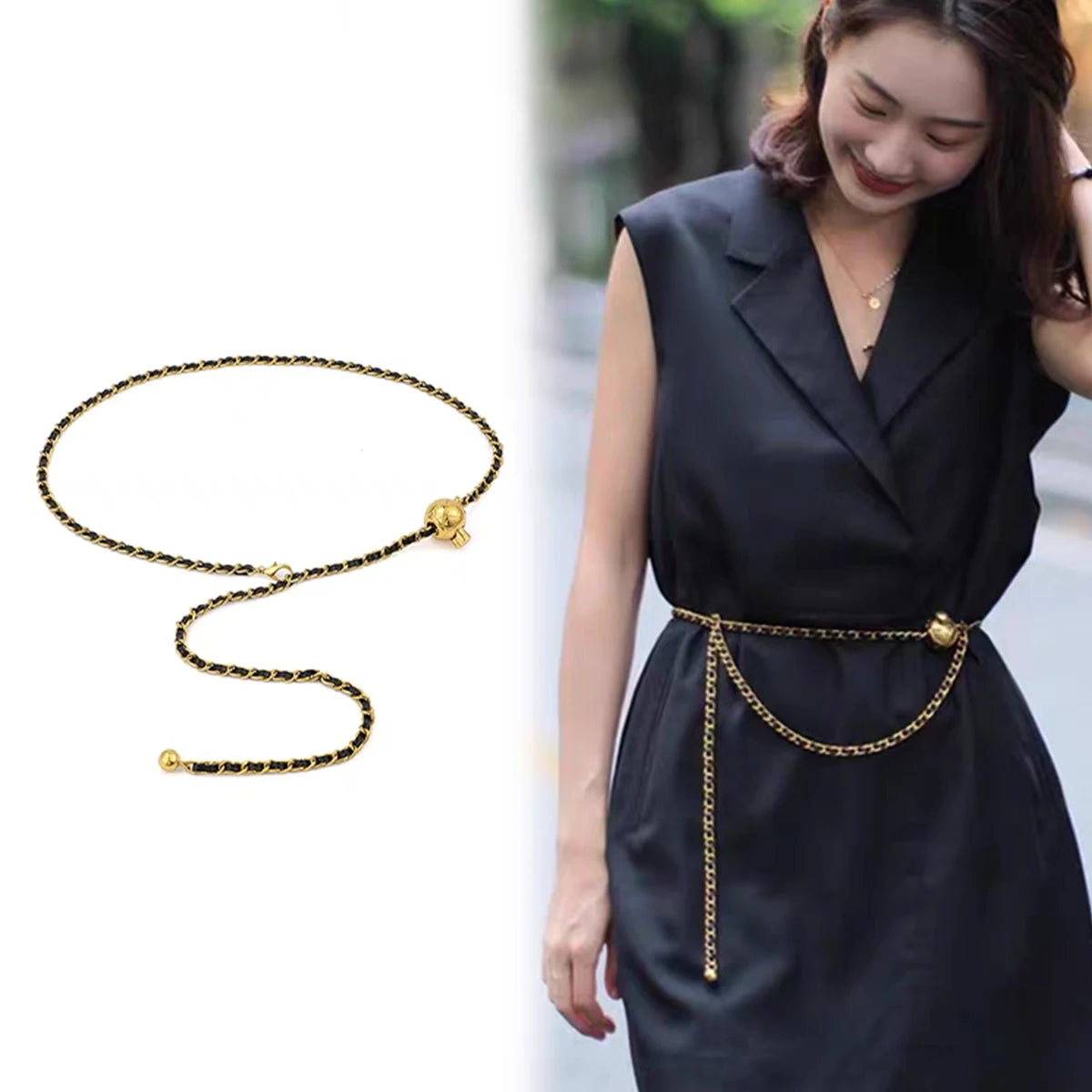 Fashion Gold Chain Belt Female Waist Adjustable Desinger Belts For Wom NairoMarket Fashion Gold Chain Belt Female Waist Adjustable Desinger Belts For Wom NairoMarket