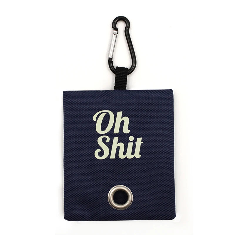 Pet Supplies Canvas Waste Bags Poop Bag Dispenser Portable Pet Poop Bag Holder Outdoor Puppy Kitten Litter Pickup Organizer
