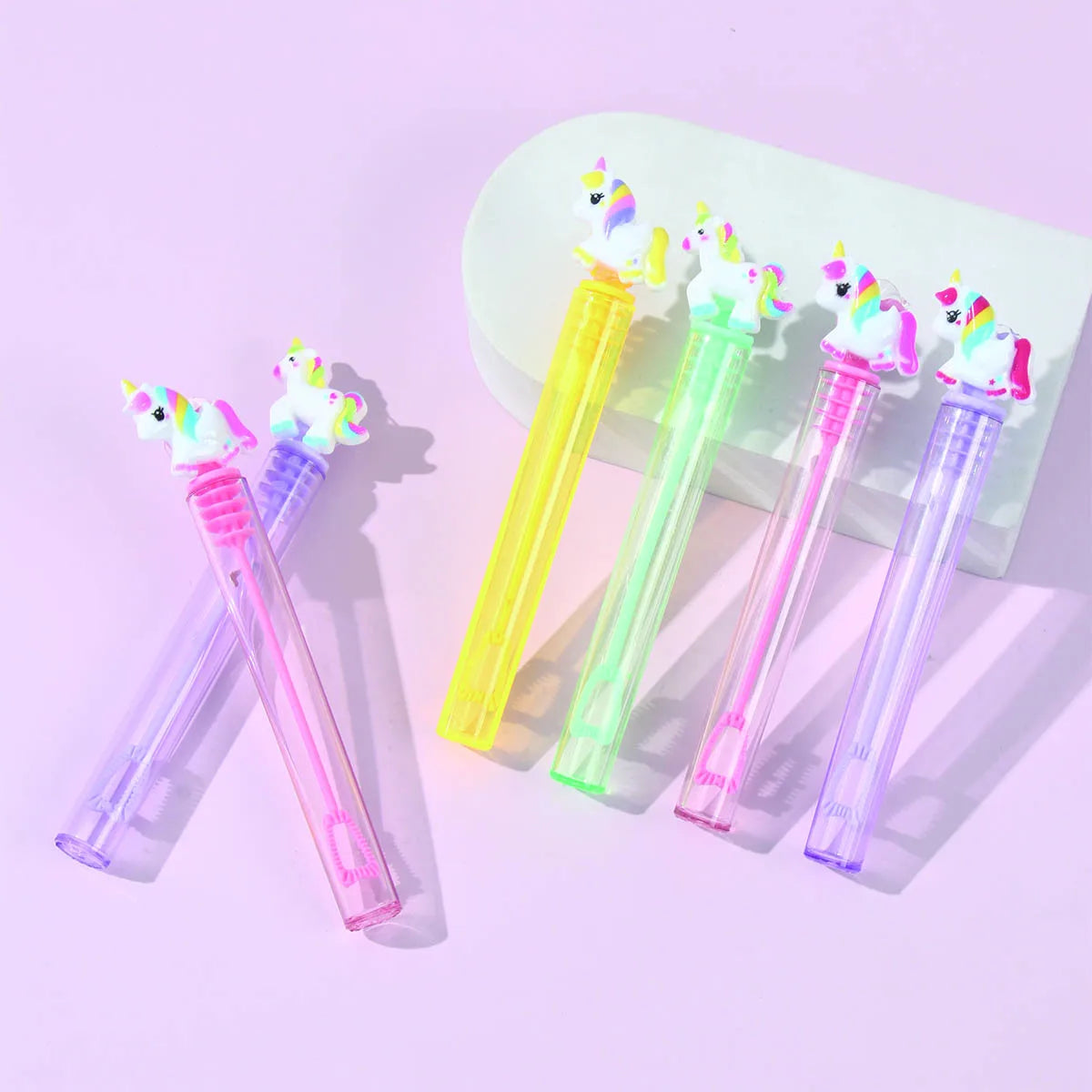 10Pcs Unicorn Bubble Tube Soap Bottle Unicornio Theme Birthday Party Decoration Kids Favors Wedding Guests Gift Party Supplies