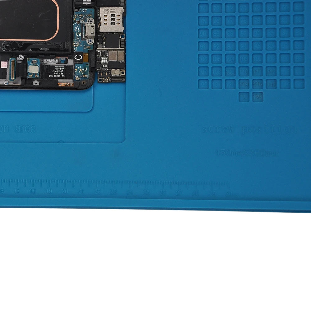 Silicone Soldering Pad Desk Platform Mat for Welding Station Iron Phone PC Repair Magnetic Heat Insulation No Lead S-160