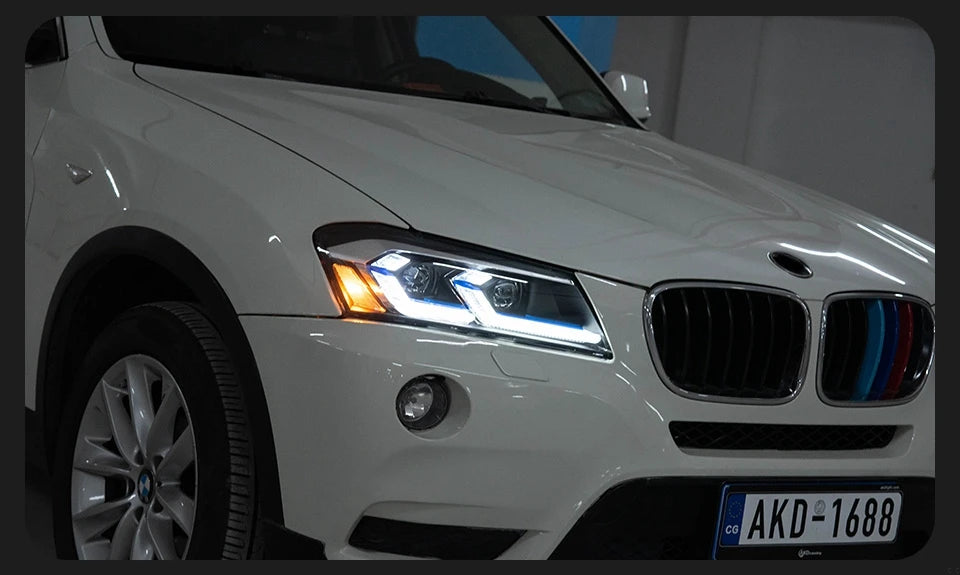 Headlight For BMW X3 F25 LED Headlights 2010-2013 Head Lamp Car Styling DRL Signal Projector Lens Auto Accessories Lights