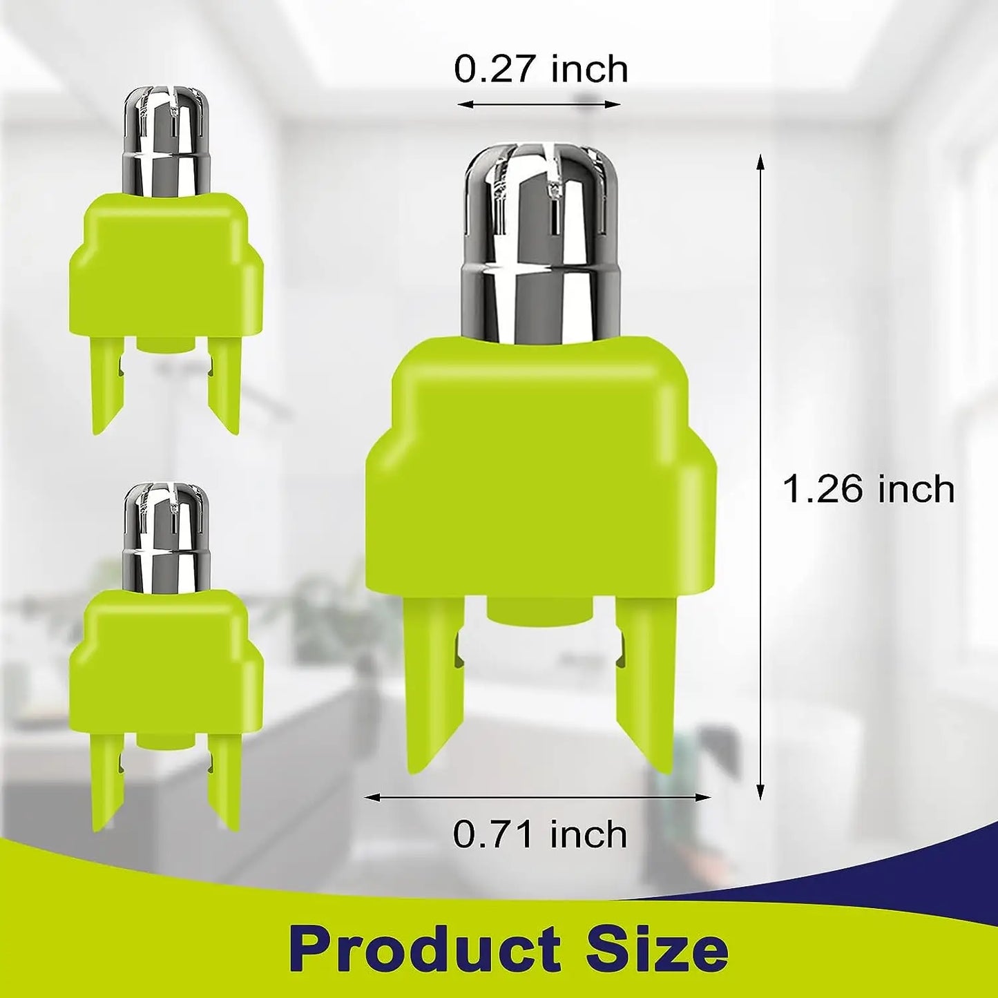 YUKU Shaver Replacement Blade for Original OneBlade Electric Shaver Nose Hair Trimmer Replacement Heads for QP2520 QP2630 QP6520