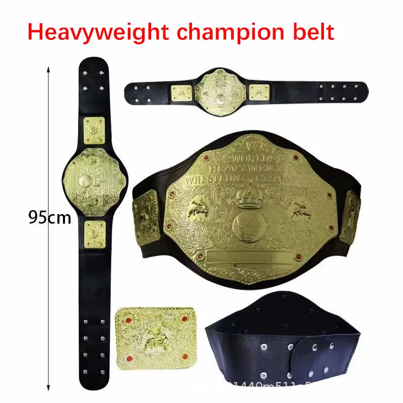 Wwe Boxing Champion Gold Championship Belt Characters Occupation Wrestling Gladiators Belt Cosplay Toys April Fools' Day Gift