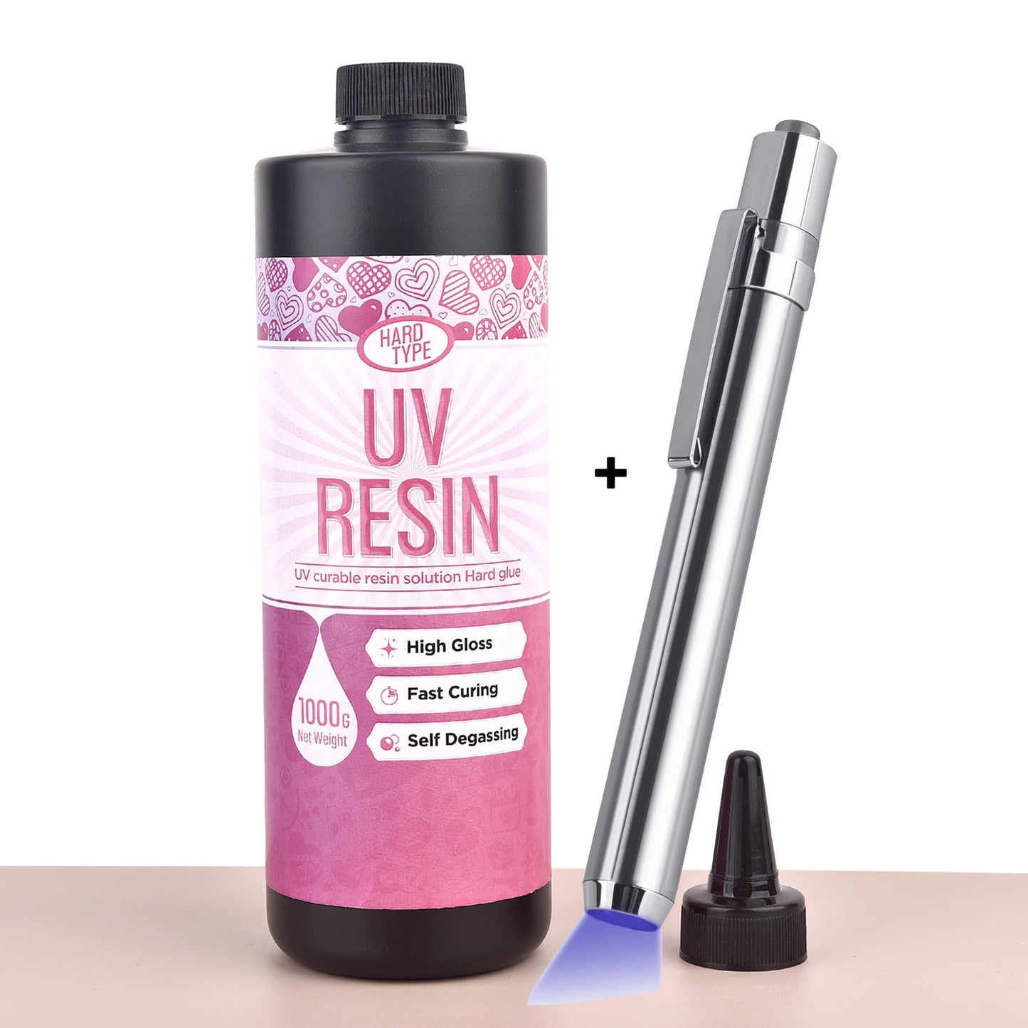 20g/50g/100g UV Epoxy Resin Glue DIY Jewelry Making High Transparency Fast Drying High Hardness Glue UV Lamp DIY Craft Decor