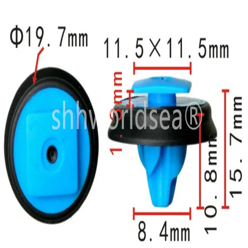 100PCS 8MM Car Plastic Fastener Clips for Fiat Jeep Alfa Panda 500X 500L For Renegade 0735537083 5SR17JXWAA