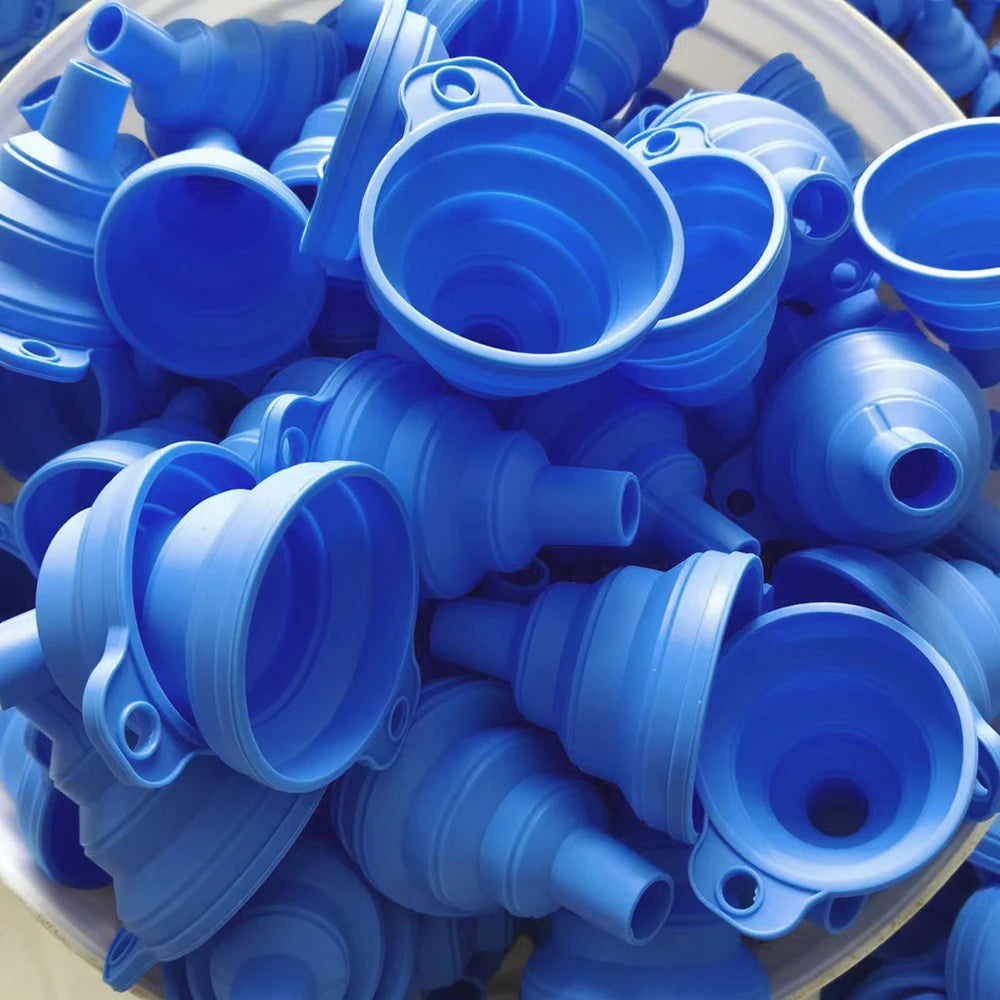 New Engine Funnel Car Universal Silicone Liquid Funnel Washer Fluid Change Portable Auto Engine Oil Petrol Change Funnel