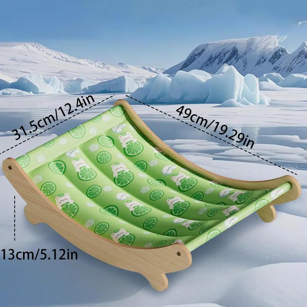 Cat Chair Cooling Washable Cat Bed Pet Hammocks For Floor Outdoor Bedroom Balcony Offices Apartment Corner Living Room Indoor