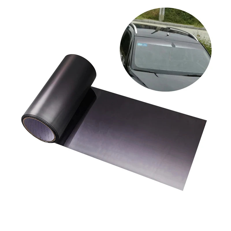 Car Window Sun Visor Strip Tint Film Front Windshield Protect Shade Blocking UV Sticker DIY Film Gradient Colorful Car Stickers