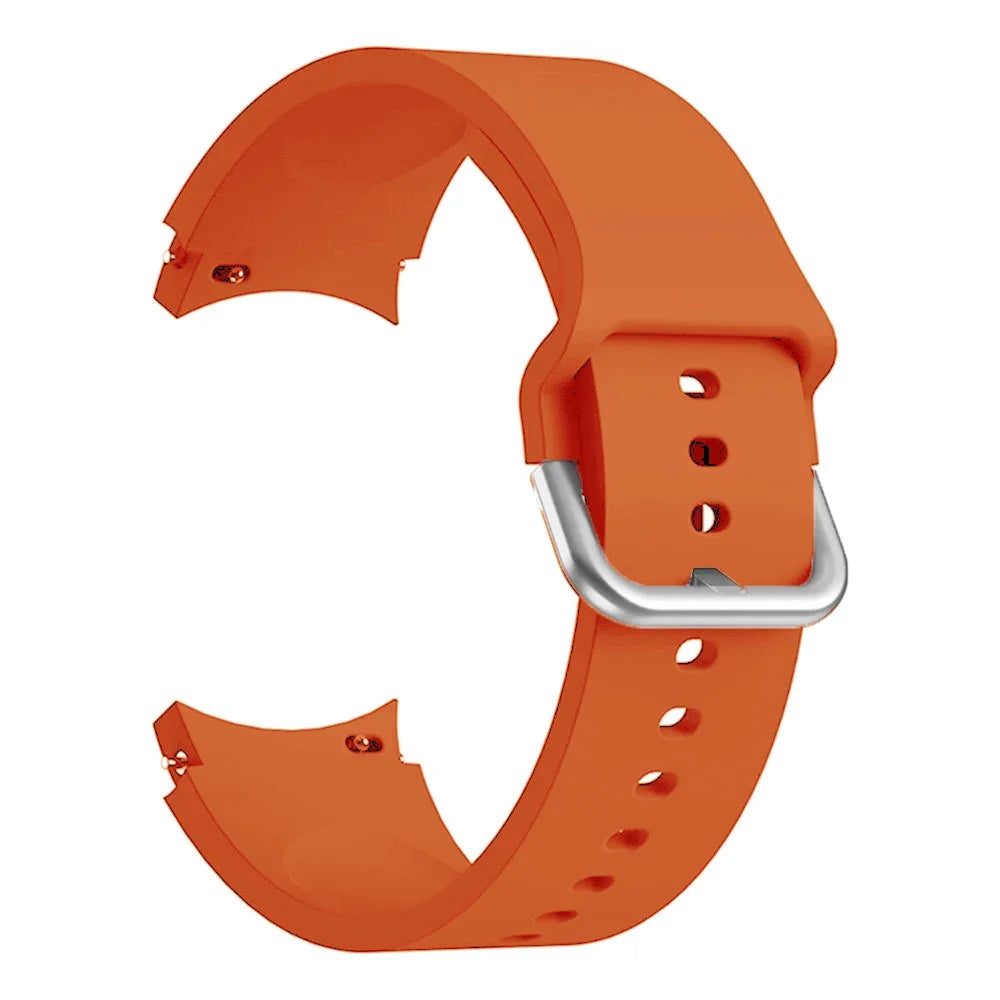 Original Silicone Band for Samsung Galaxy Watch 7 6 5 4 40mm/44mm 5Pro No Gap Bracelet Galaxy Watch 6/4 Classic 46mm 47mm Strap